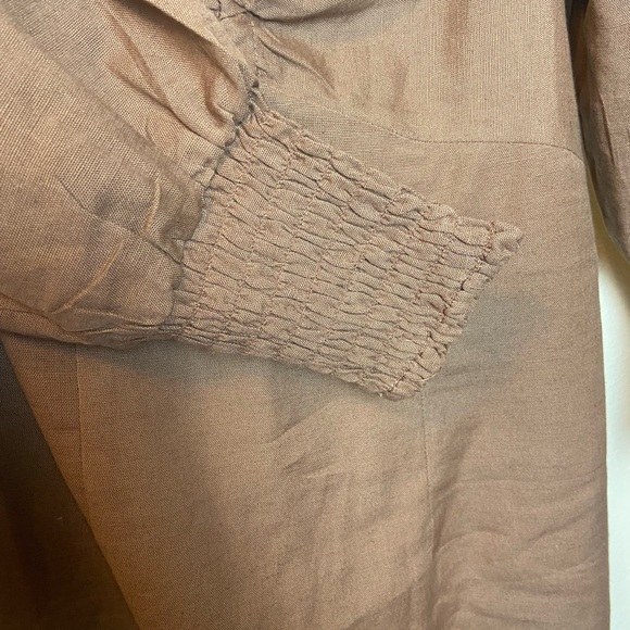 ASOS Brown Ruched Mini Dress - Picture 7 of 8